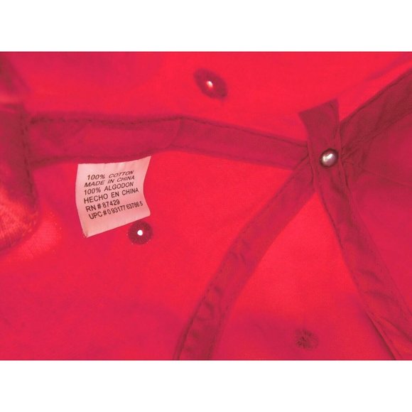 All Star Baseball Sports Hat Cap Strapback Red White - Picture 9 of 9